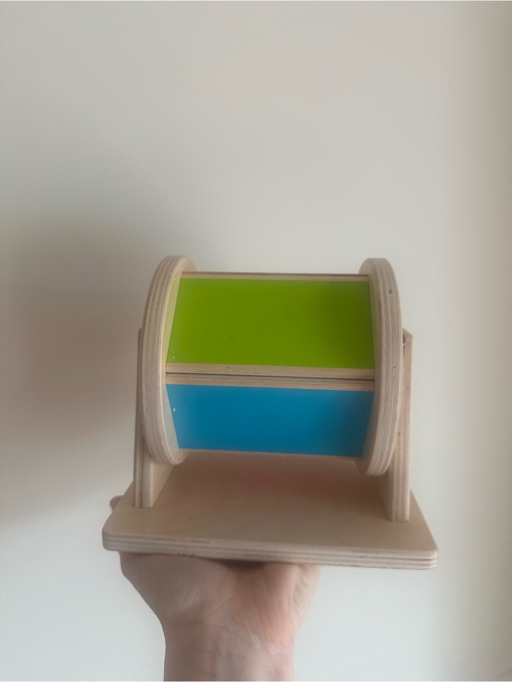 Lovevery spinning sensory toy from the Senser play kit